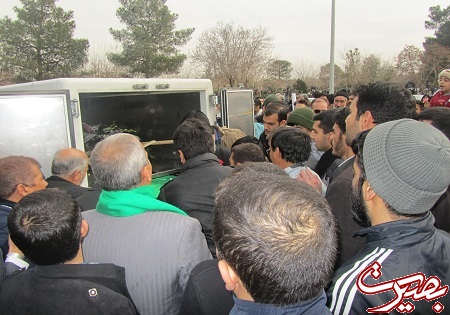 'گزارش تصویری از تشییع پیکر شهید مدافع حرم