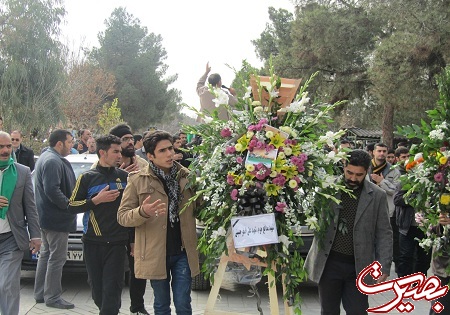 'گزارش تصویری از تشییع پیکر شهید مدافع حرم