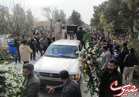 'گزارش تصویری از تشییع پیکر شهید مدافع حرم