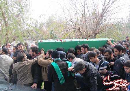 'گزارش تصویری از تشییع پیکر شهید مدافع حرم
