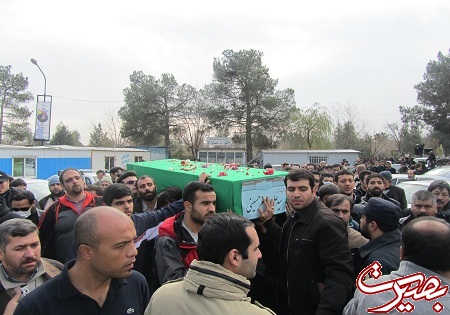 'گزارش تصویری از تشییع پیکر شهید مدافع حرم