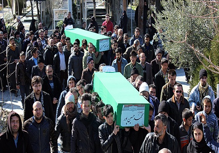 وداع با دو شهید افغانی مدافع حرم