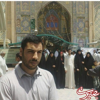 شهید امیر لطفی در خطوط مقدم نبرد در سوریه+تصاویر