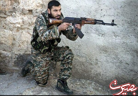 شهید امیر لطفی در خطوط مقدم نبرد در سوریه+تصاویر