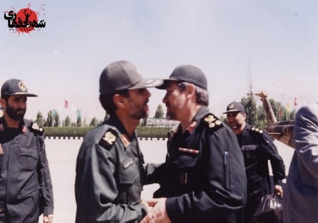 تصاویری از سردار جبهه‌های شمالغرب در کنار حاج احمد کاظمی