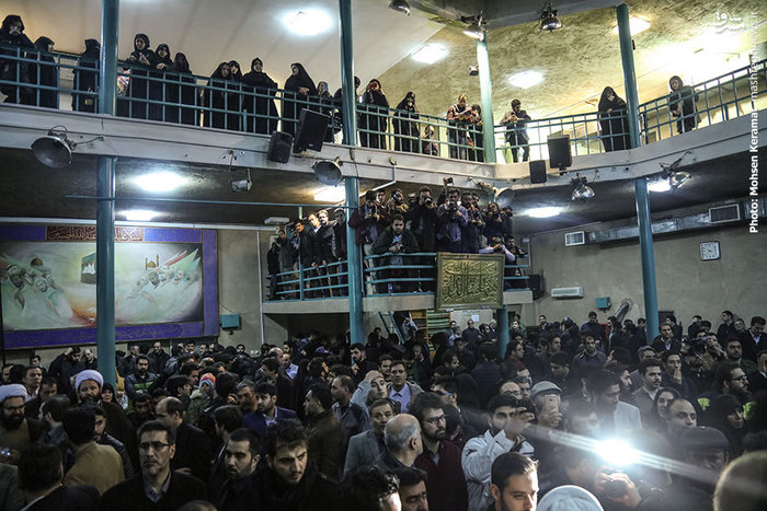 گزارش تصویری وداع با پیکر آیت‌الله هاشمی رفسنجانی در حسینیه جماران