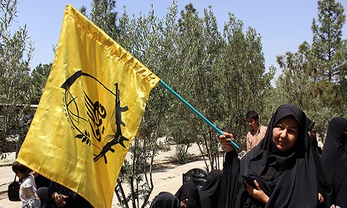 پیکر دو تن از شهدای لشگر سلحشور فاطمیون