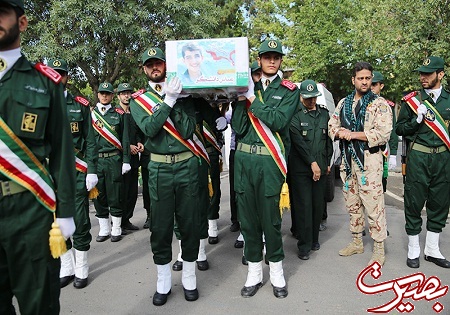 تشییع پیکر شهید دانشگر به روایت تصویر