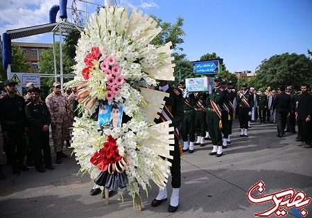 تشییع پیکر شهید دانشگر به روایت تصویر