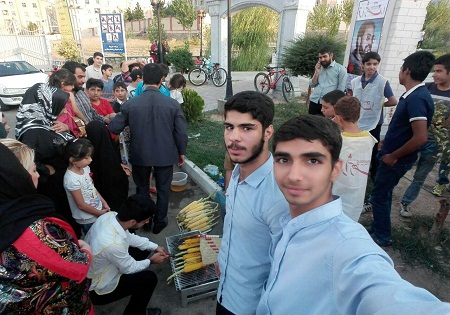 قرار شهدا با طعم بَلال+عکس قرار شهدا با طعم بَلال+عکس