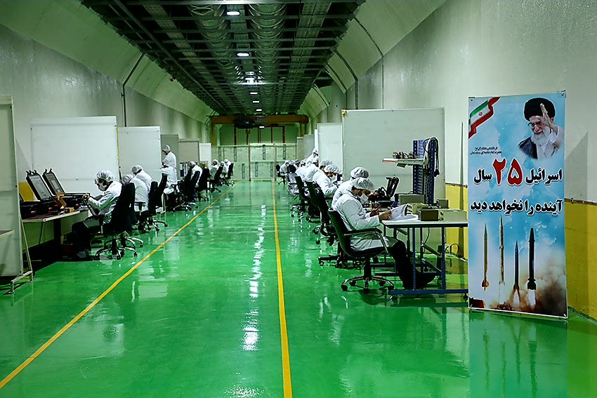 انتشار اولین تصاویر از کارخانه تولید موشک بالستیک نیروی هوافضای سپاه