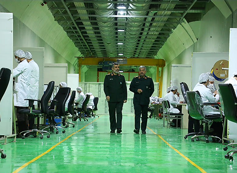 انتشار اولین تصاویر از کارخانه تولید موشک بالستیک نیروی هوافضای سپاه