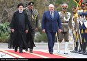 عکس/ استقبال رسمی از رئیس‌جمهور بلاروس