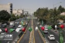 عکس / خیابان انقلاب - آزادی فردای جشن میلیونی غدیر