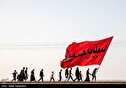 تصاویر/  حرکت کاروان پیاده‌روی عشاق الحسین (ع) از سربندر استان خوزستان