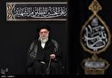 تصاویر/ مراسم عزاداری هیئت‌های دانشجویی با حضور رهبر معظم انقلاب