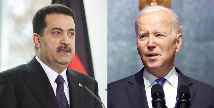السودانی در گفتوگو با بایدن بر موضع ثابت عراق در قبال غزه تاکید کرد السودانی در گفتوگو با بایدن بر موضع ثابت عراق در قبال غزه تاکید کرد