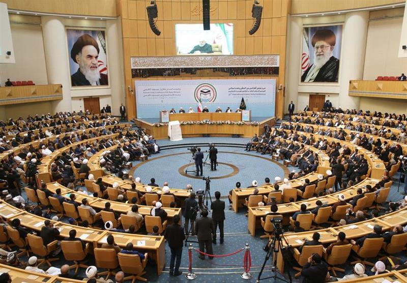 مراسم افتتاحیۀ سیوهفتمین کنفرانس وحدت اسلامی آغاز شد مراسم افتتاحیۀ سیوهفتمین کنفرانس وحدت اسلامی آغاز شد