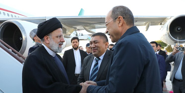 رئیسی صبح امروز وارد تاشکند پایتخت ازبکستان شد رئیسی صبح امروز وارد تاشکند پایتخت ازبکستان شد