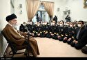 تصاویر/ دیدار جمعی از فرماندهان نیروی دریایی ارتش با رهبر معظم انقلاب
