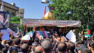 شکوه حضور در تشییع شهید موسوی شکوه حضور در تشییع شهید موسوی