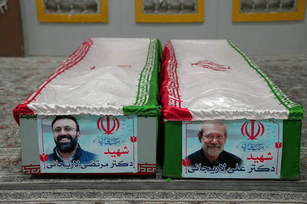 اولین تصویر از پیکر شهید علی لاریجانی اولین تصویر از پیکر شهید علی لاریجانی