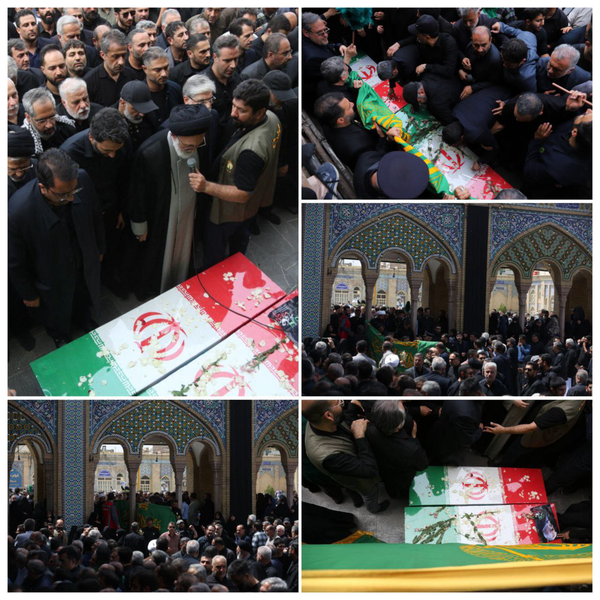 شهیدی که در آغوش خادمان امام رئوف در قبله تهران آرام گرفت شهیدی که در آغوش خادمان امام رئوف در قبله تهران آرام گرفت