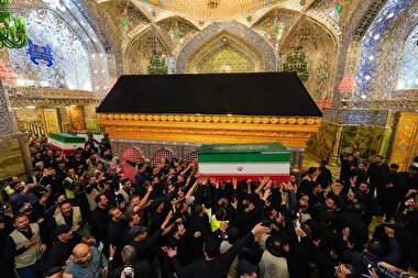 حضور تاریخی مردم عراق در تشیع پیکر رهبر شهیدانقلاب