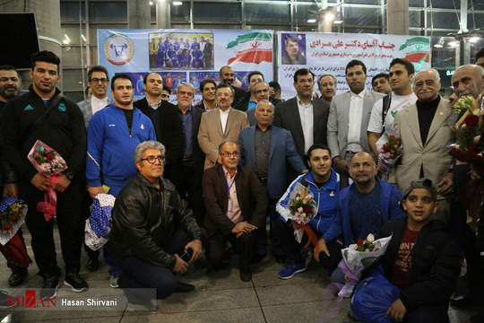 بازگشت تیم ملی وزنه برداری با عنوان قهرمانی جهان از رقابت های 2017 آمریکا