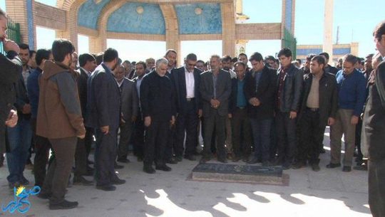 چهلمین روز درگذشت مرحوم حسن سلیمانی پدر سردار قاسم سلیمانی در روستای قنات ملک رابر