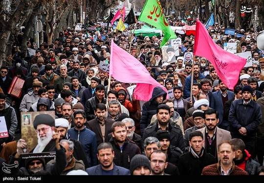 اجتماع مردم بجنورد علیه فتنه‌گران