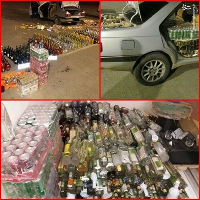 نیروهای بسیج مازندران موفق به کشف 700 شیشه و قوطی انواع مشروبات الکلی خارجی از داخل یک دستگاه پژو شدند. 