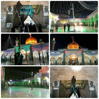  آذین بندی زینبیه در آستانه ولادت حضرت زینب سلام‌الله‌علیها
