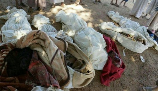 به دنبال حملات جنگنده های متجاوزان سعودی آمریکایی به منزل یک شهروند در العشه در شهر باقم صعده 9 یمنی از جمله زنان و کودکان به شهادت رسیدند.
