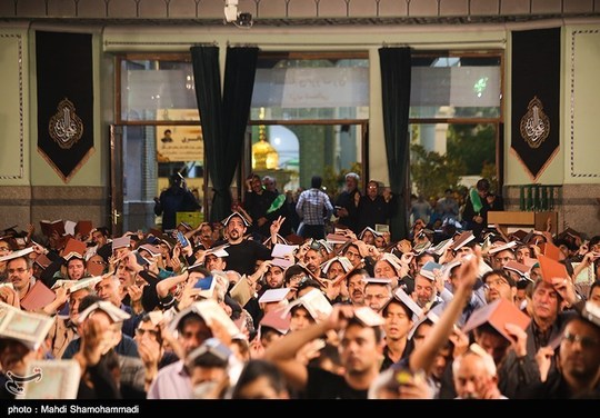  مراسم احیای شب نوزدهم ماه رمضان در حرم عبدالعظیم حسنی (ع)
