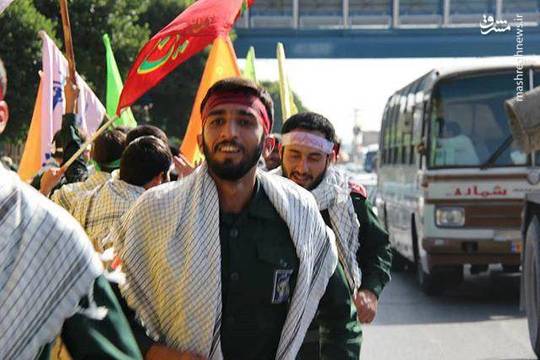 تصویری از شهید محسن حججی در کاروان «عاشقان حسینی، زائران خمینی» سالگرد رحلت امام خمینی(ره) خرداد۹۳
