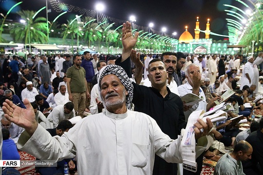  احیای شب ۲۳ رمضان درکربلای معلی
