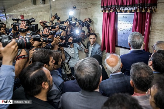 مراسم بازگشایی مجدد بخشی از «خط هفت مترو» حدفاصل ایستگاه نواب صفوی تا مهدیه، با حضور سیدمحمدعلی افشانی شهردار تهران، محسن هاشمی رفسنجانی رئیس شورای شهر تهران، محمدحسین مقیمی استاندار تهران، جمعی از مسئولین شهری و شورای شهر در ایستگاه مهدیه برگزار شد.