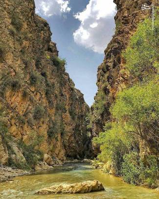 یکی از نقاط زیبا و خوش آب و هوا در شهرستان سپیدان استان فارس، 