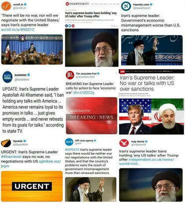  بازتاب سخنان اخیر رهبر انقلاب درباره مذاکره نکردن با آمریکا در رسانه‌های انگلیسی‌زبان منطقه و جهان