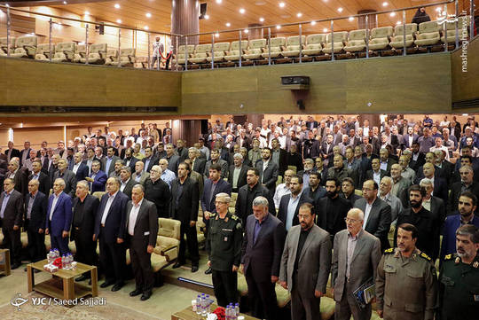 گردهمایی فرماندهان مهندسی رزمی جنگ جهاد با حضور سرلشکر پاسدار محمد باقری رییس ستاد کل نیروهای مسلح، حجتی وزیر جهاد کشاورزی ، جمعی از فرماندها دوران دفاع مقدس و خانواده معظم شهدا برگزار شد.