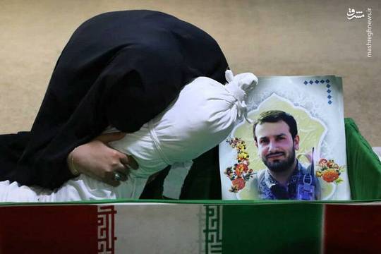پیکر مطهر شهید 