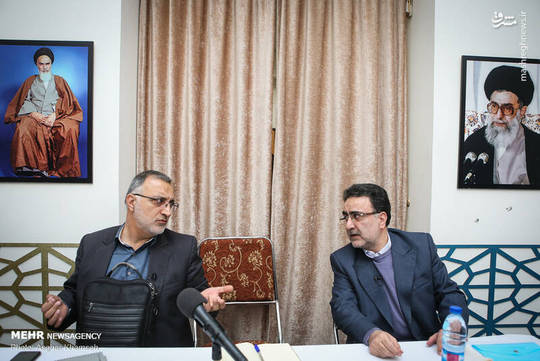 سید مصطفی تاج زاده و علیرضا زاکانی دو فعال سیاسی در دومین نشست از مناظره پیرامون وقایع ۷۸ و فتنه ۸۸ در مجموعه سرچشمه تهران که محل شهادت شهید بهشتی است به گفتگو نشستند.