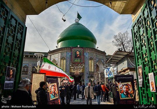 اولین سالگرد شهید حدادیان در امامزاده علی اکبر(ع) چیذر
