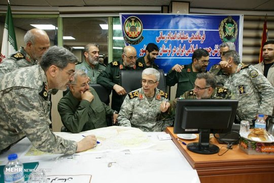 جلسه فرماندهی عملیات امدادرسانی نیروهای مسلح به سیل‌زدگان لرستان به ریاست سرلشکر باقری، در محل فرماندهی لشکر ۸۴ لرستان برگزار شد.