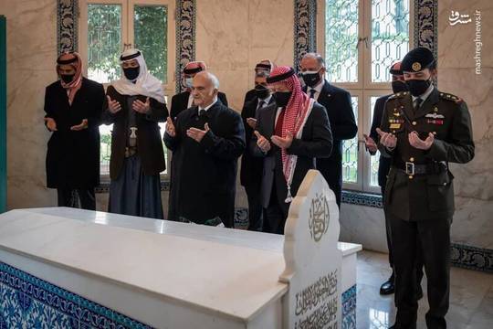 نخستین حضور عمومی پادشاه اردن و برادر ناتنی‌اش پس از کودتای نافرجام