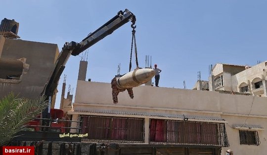 تصویر موشکی که خانواده فلسطینی از آن جان سالم به در برد