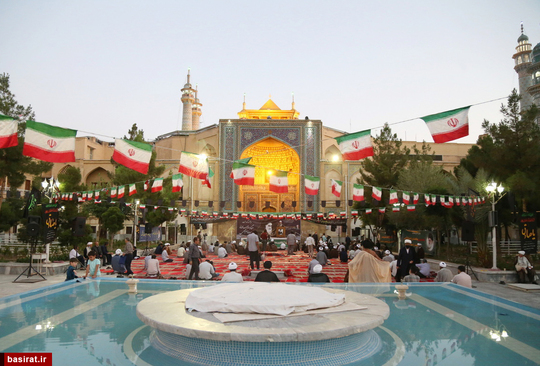 مراسم بزرگداشت سالگرد رحلت امام خمینی(ره) در مدرسه فیضیه قم