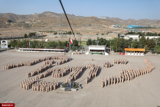 مراسم جشن دانش آموختگی کارکنان مرزبانی در مرکز علوم و فنون ناجا مشهد