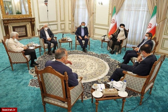 دیدار دوستانه سید ابراهیم رئیسی با رقبای انتخاباتی خود جهت هم‌اندیشی و تبادل نظر 